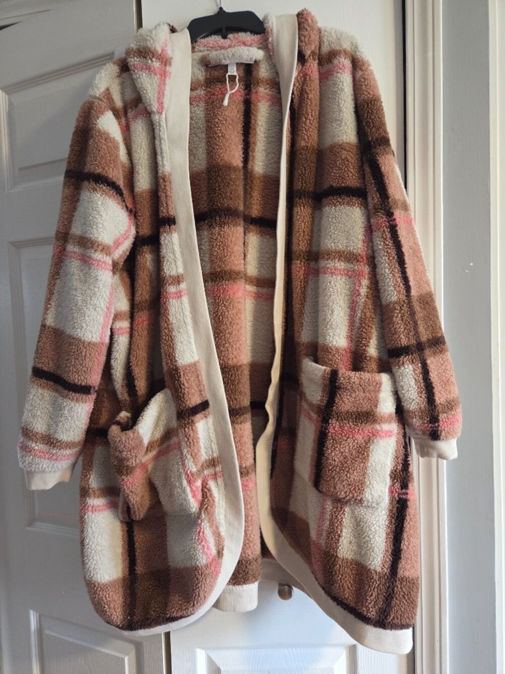 Plush cardigan
